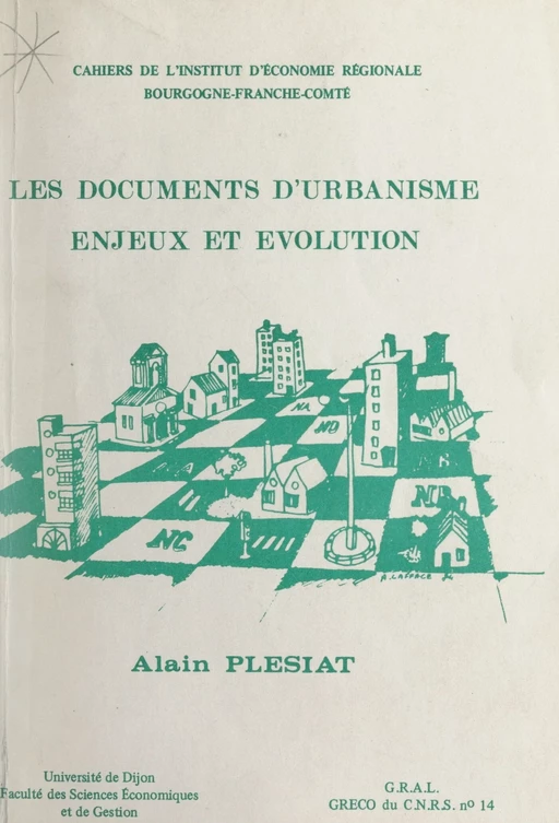 Les documents d'urbanisme, enjeux et évolution - Alain Plesiat - FeniXX réédition numérique