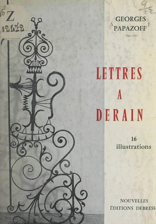 Lettres à Derain - Georges Papazoff - FeniXX réédition numérique