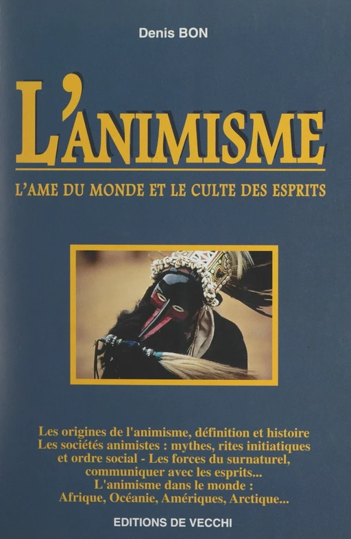 L'animisme - Denis Bon - FeniXX réédition numérique