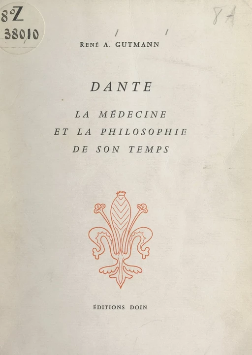 Dante - René A. Gutmann - FeniXX réédition numérique