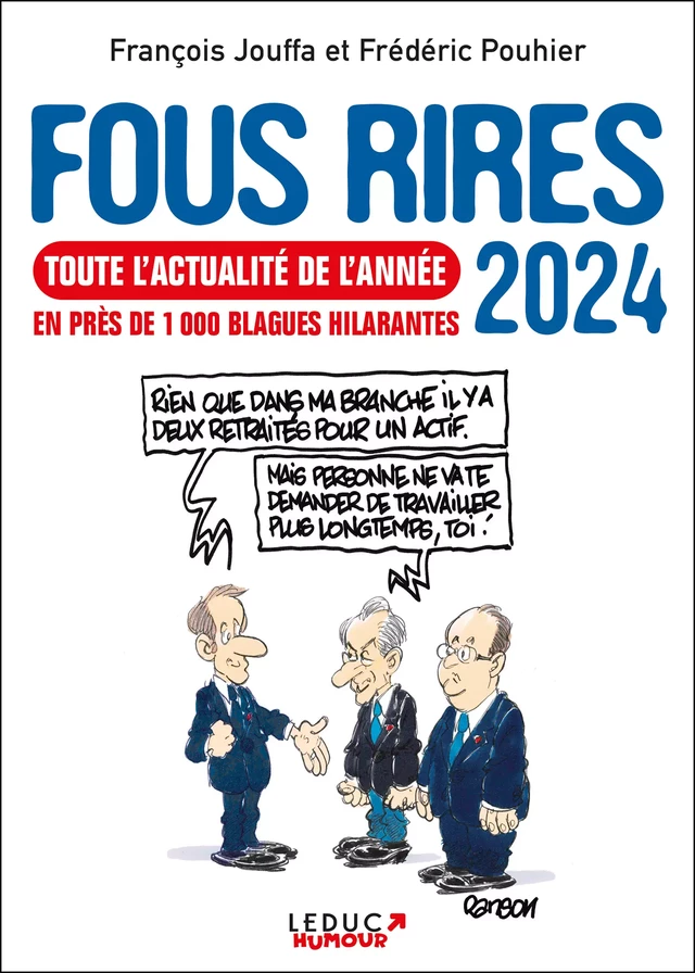 Fous rires 2024 - François Jouffa, Frédéric Pouhier - Leduc Humour