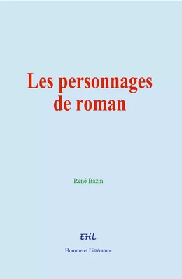 Les personnages de roman