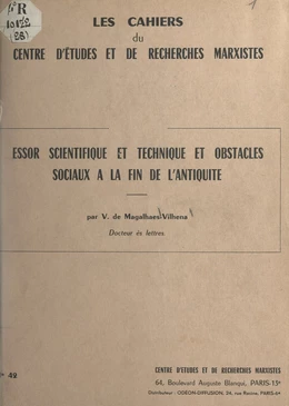 Essor scientifique et technique et obstacles sociaux à la fin de l'Antiquité