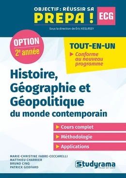 Histoire, géographie et géopolitique du monde contemporain - Tout-en-un - Option 2e année ECG