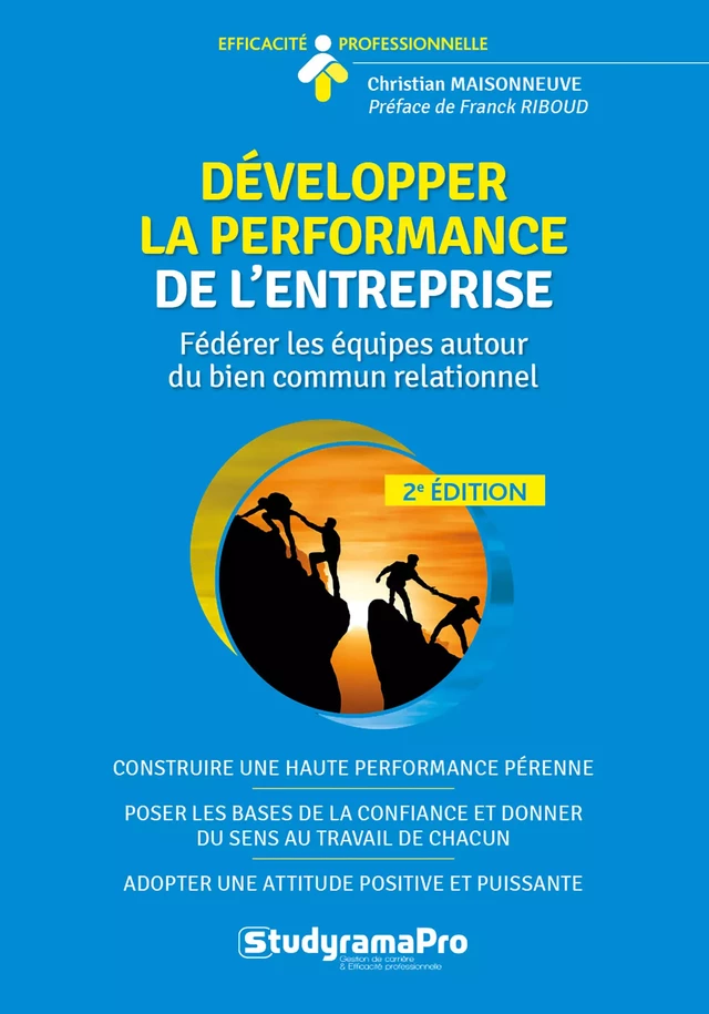 Développer la performance de l'entreprise - Christian Maisonneuve - Studyrama