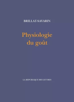 Physiologie du goût