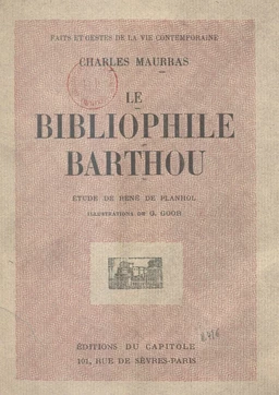 Le bibliophile Barthou