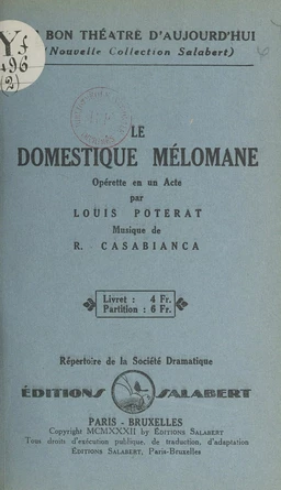 Le domestique mélomane