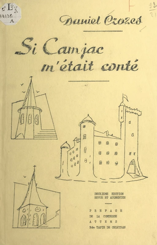 Si Camjac m'était conté - Daniel Crozes - FeniXX réédition numérique