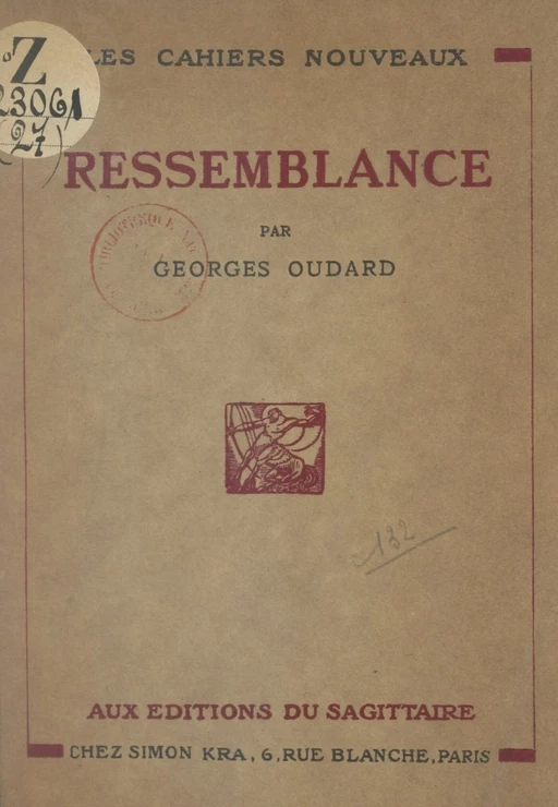 Ressemblance - Georges Oudard - FeniXX réédition numérique