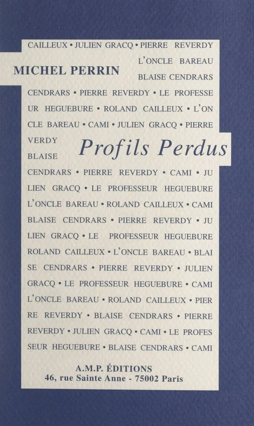 Profils perdus - Michel Perrin - FeniXX réédition numérique