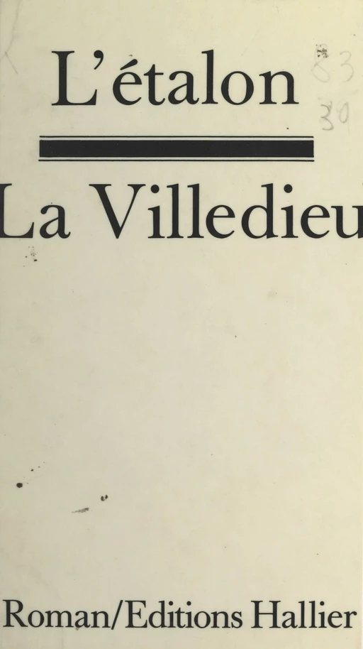 L'étalon - Raymond-Achille de La Villedieu - FeniXX réédition numérique