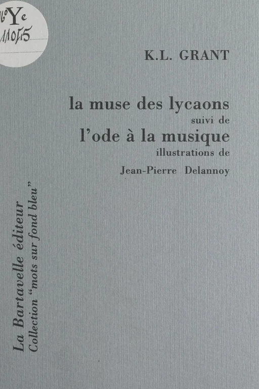 La muse des lycaons - Kidjimalé Léon Grant - FeniXX réédition numérique