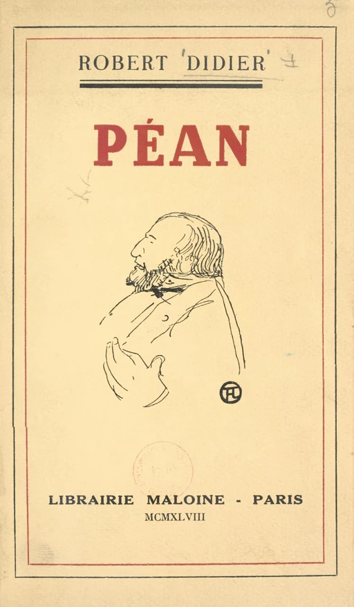 Péan - Robert Didier - FeniXX réédition numérique