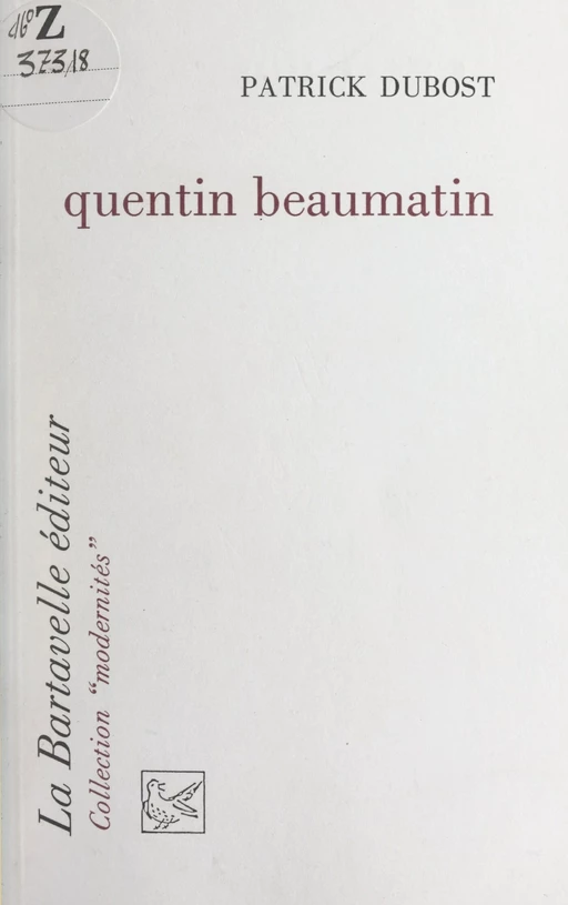 Quentin Beaumatin - Patrick Dubost - FeniXX réédition numérique