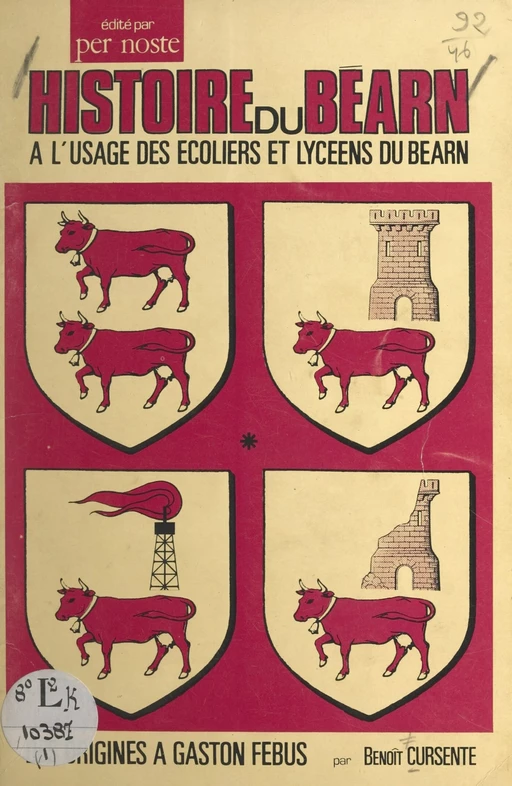 Histoire du Béarn - Benoît Cursente - FeniXX réédition numérique