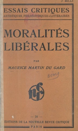 Moralités libérales