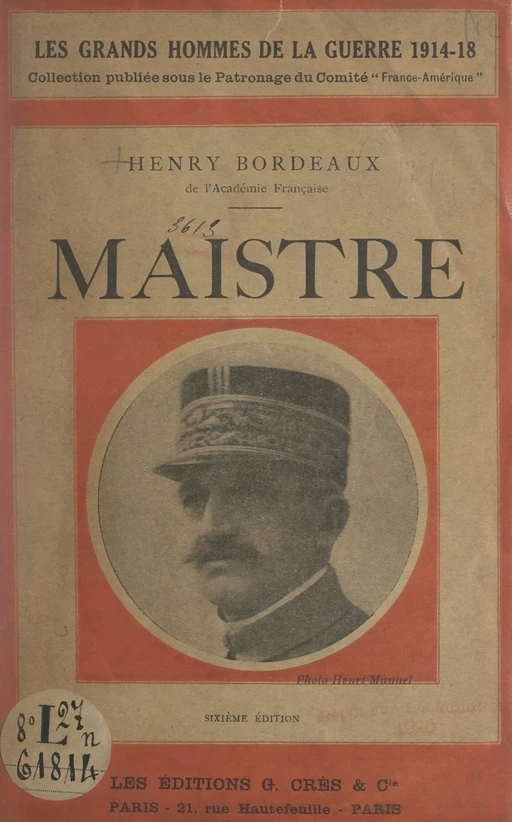 Le Général Maistre - Henry Bordeaux - FeniXX réédition numérique