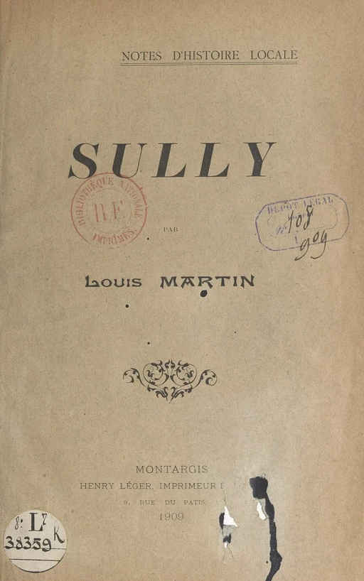 Sully - Louis Martin - FeniXX réédition numérique