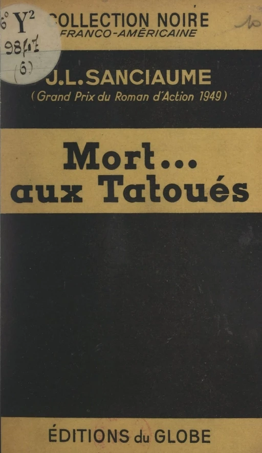 Mort aux tatoués - Joseph-Louis Sanciaume - FeniXX réédition numérique