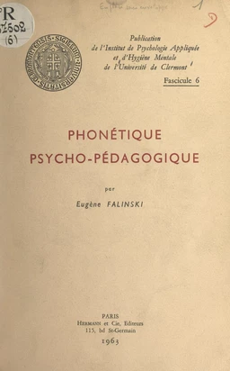 Phonétique psycho-pédagogique