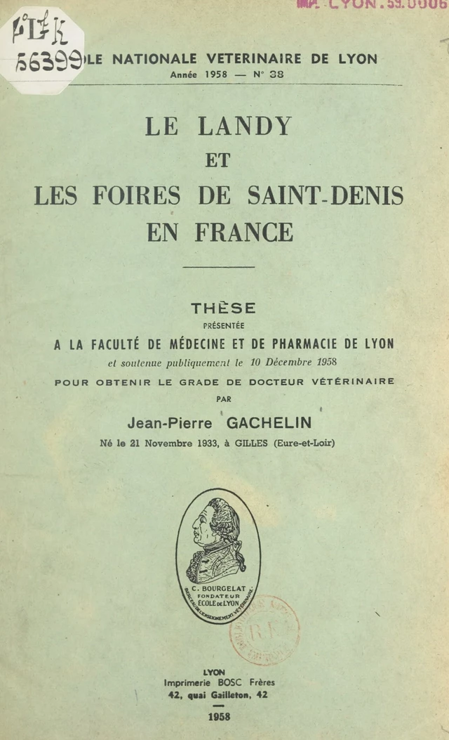 Le Landy et les foires de Saint-Denis en France - Jean-Pierre Gachelin - FeniXX réédition numérique