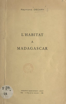 L'habitat à Madagascar