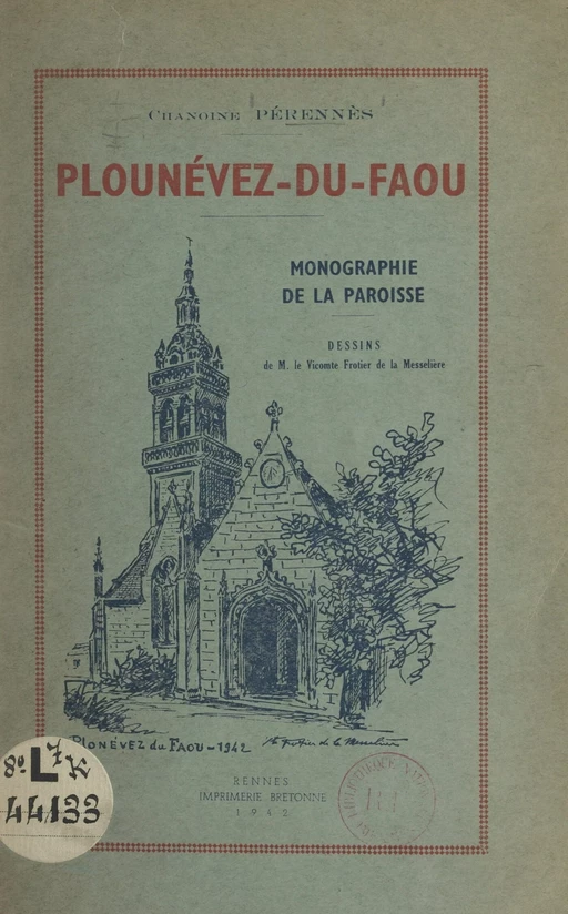 Plounévez-du-Faou - H. Pérennès - FeniXX réédition numérique