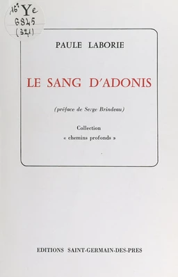 Le sang d'Adonis