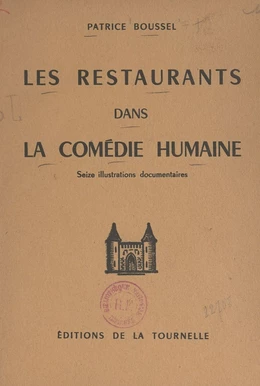 Les restaurants dans "La comédie humaine"