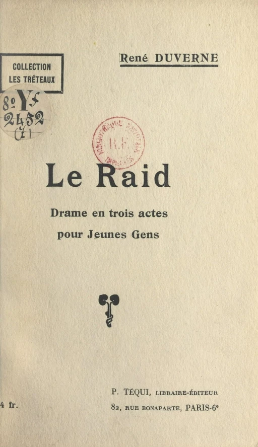 Le raid - René Duverne - FeniXX réédition numérique