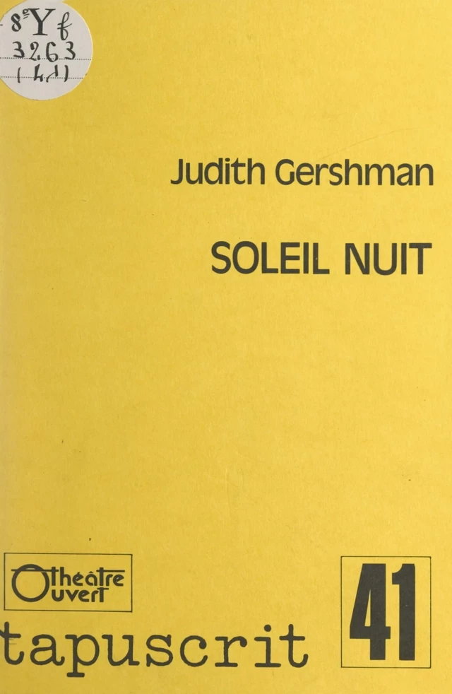 Soleil nuit - Judith Gershman - FeniXX réédition numérique