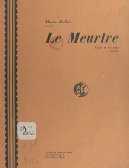 Le meurtre