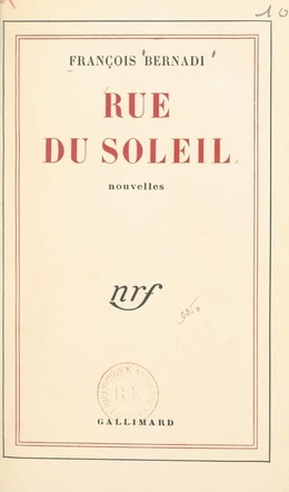 Rue du Soleil