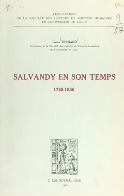 Salvandy en son temps, 1795-1856