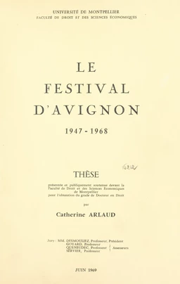 Le Festival d'Avignon