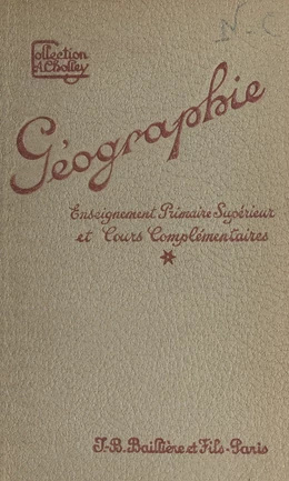 Notions de géographie générale : le monde (moins l'Europe et ses colonies)