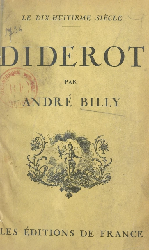 Diderot - André Billy - FeniXX réédition numérique