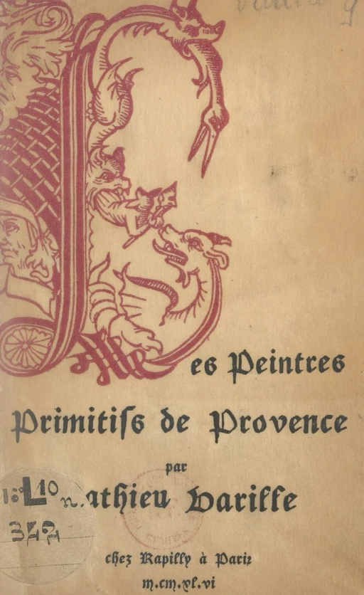 Les peintres primitifs de Provence - Mathieu Varille - FeniXX réédition numérique