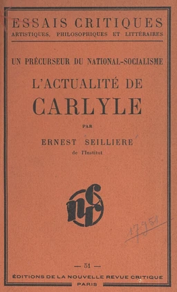 Un précurseur du national-socialisme : l'actualité de Carlyle