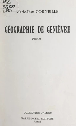 Géographie de Genièvre