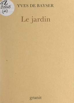 Le jardin