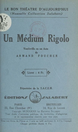 Un médium rigolo