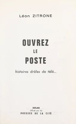 Ouvrez le poste