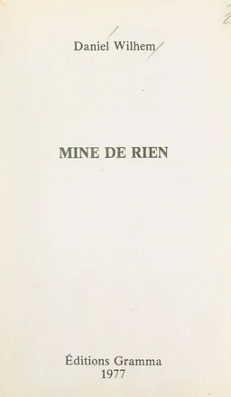 Mine de rien