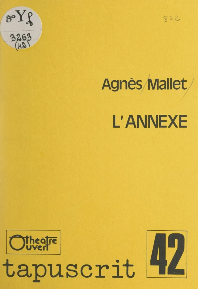 L'annexe - Agnès Mallet - FeniXX réédition numérique