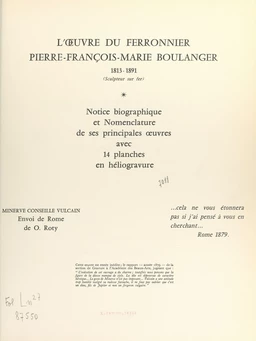 Pierre Boulanger, 1813-1891