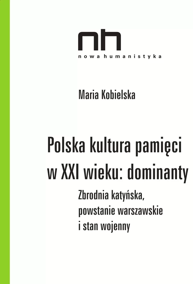 Polska kultura pamięci: dominanty - Maria Kobielska - Instytut Badań Literackich Polskiej Akademii Nauk