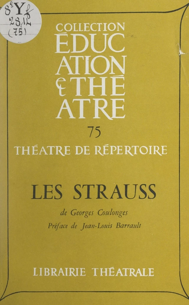 Les Strauss - Georges Coulonges - FeniXX réédition numérique