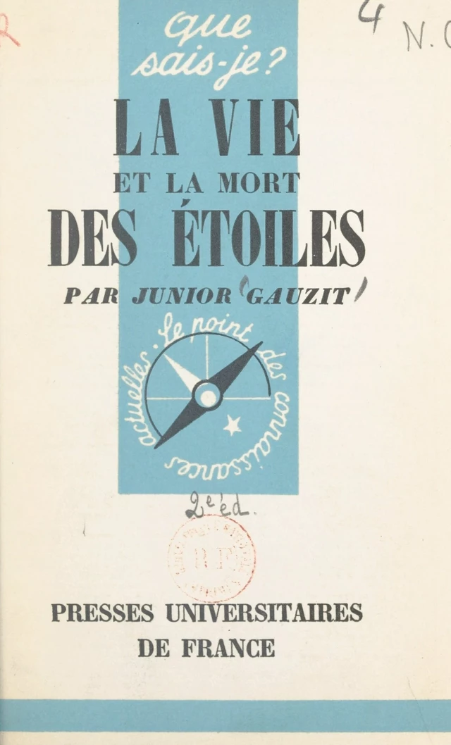 La vie et la mort des étoiles - Junior Gauzit - FeniXX réédition numérique